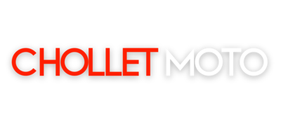 CHOLLET MOTO, logo 2024 blanc